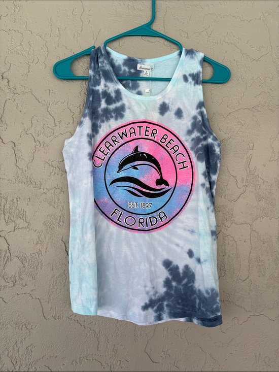 dreamsicle Other - Clearwater Beach Florida Tie-Dye Tank – Pink & Blue